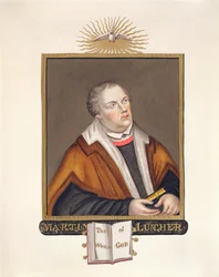 Retrato de Martín Lutero (1483-1546) de 